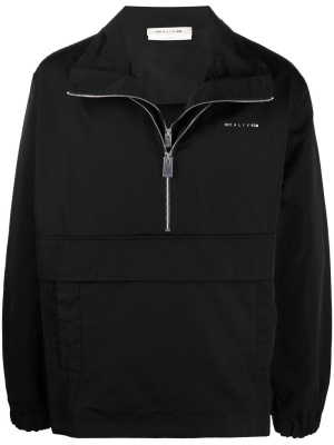 

Logo plaque high-neck windbreaker, 1017 ALYX 9SM Logo plaque high-neck windbreaker