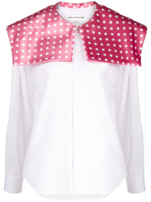 

Polka dot-print cotton shirt, Comme Des Garçons Girl Polka dot-print cotton shirt