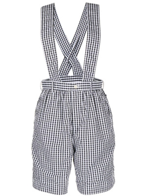 

Check-print cotton playsuit, Comme Des Garçons Girl Check-print cotton playsuit