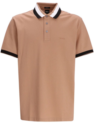 

Logo-embossed cotton polo shirt, BOSS Logo-embossed cotton polo shirt