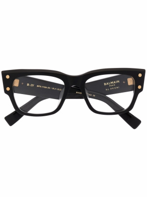 

Cat-eye thick frame glasses, Balmain Eyewear Cat-eye thick frame glasses