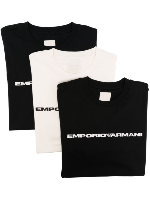 

Logo-print cotton T-Shirt, Emporio Armani Logo-print cotton T-Shirt