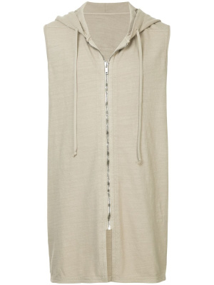 

Sleeveless zip hoodie, Rick Owens DRKSHDW Sleeveless zip hoodie