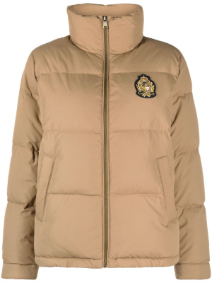 

Logo-patch down puffer jacket, Lauren Ralph Lauren Logo-patch down puffer jacket