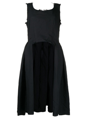 

Distressed-effect midi dress, Comme Des Garçons Comme Des Garçons Distressed-effect midi dress