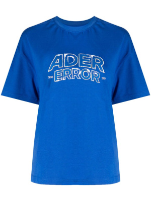 

Edca logo-embroidered T-shirt, Ader Error Edca logo-embroidered T-shirt