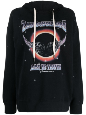 

Elisio logo-print hoodie, Zadig&Voltaire Elisio logo-print hoodie