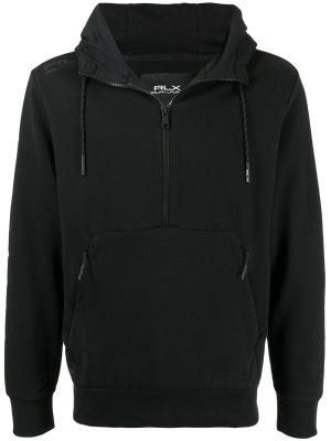 

Logo-print half-zip hoodie, Polo Ralph Lauren Logo-print half-zip hoodie