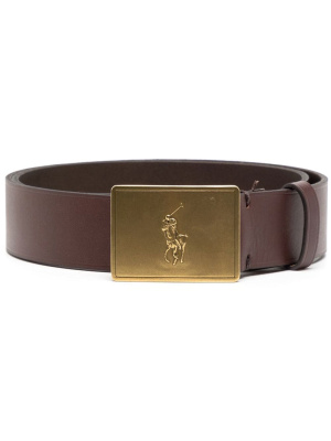 

Polo Pony leather belt, Polo Ralph Lauren Polo Pony leather belt