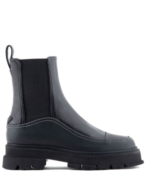 

Elasticated-panel ankle boots, Emporio Armani Elasticated-panel ankle boots