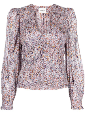 

Floral-print silk blouse, ISABEL MARANT Floral-print silk blouse
