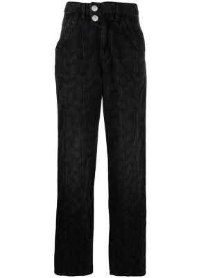 

High-waisted straight-leg trousers, ISABEL MARANT High-waisted straight-leg trousers