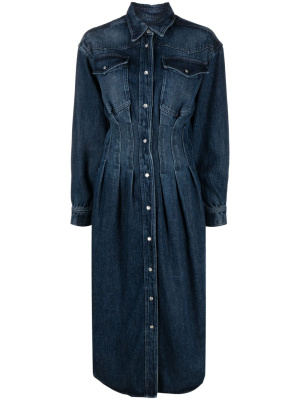 

Tomia denim midi dress, ISABEL MARANT Tomia denim midi dress