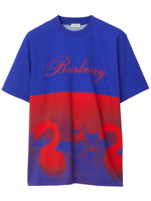 

Swan-print jersey T-shirt, Burberry Swan-print jersey T-shirt