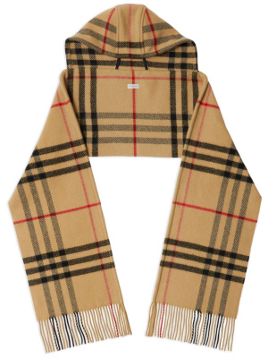 

Checked hooded scarf, Burberry Checked hooded scarf