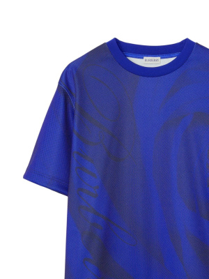 

Rose-print stretch-jersey T-shirt, Burberry Rose-print stretch-jersey T-shirt