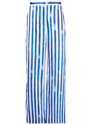 

Striped wide-leg trousers, Polo Ralph Lauren Striped wide-leg trousers