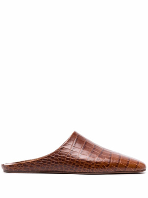 

Crocodile-effect mules, Polo Ralph Lauren Crocodile-effect mules