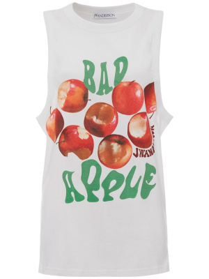 

Bad Apple graphic-print tank top, JW Anderson Bad Apple graphic-print tank top