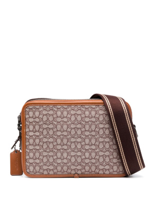 

Charter monogram-jacquard messenger bag, Coach Charter monogram-jacquard messenger bag