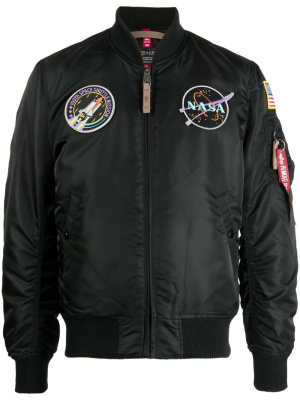 

Patch-detail bomber jacket, Alpha Industries Patch-detail bomber jacket
