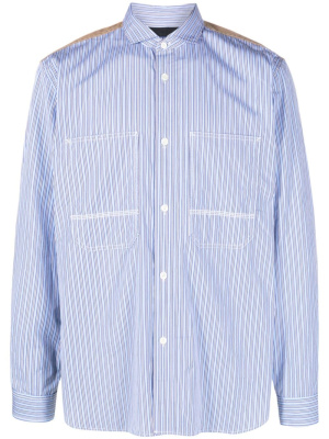 

Panelled cotton shirt, Junya Watanabe MAN Panelled cotton shirt