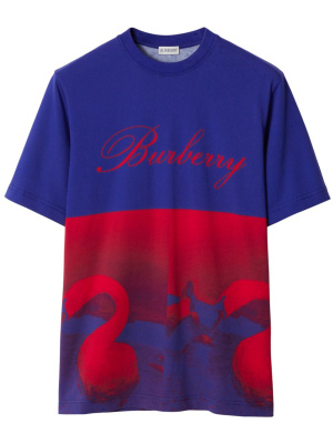 

Swan-print jersey T-shirt, Burberry Swan-print jersey T-shirt