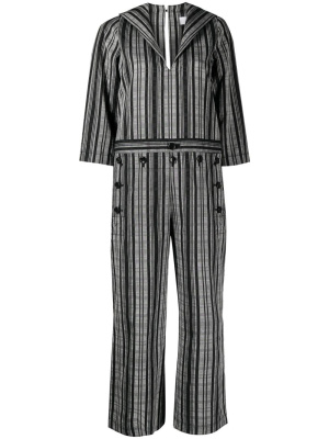

Striped cropped jumpsuit, Comme des Garçons TAO Striped cropped jumpsuit