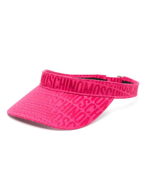 

Logo-jacquard visor, Moschino Logo-jacquard visor