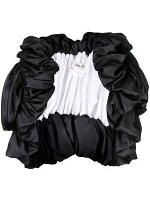 

Ruched open-front vest, Comme Des Garçons Ruched open-front vest