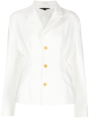 

Fitted-waist single-breasted blazer, Comme Des Garçons Fitted-waist single-breasted blazer