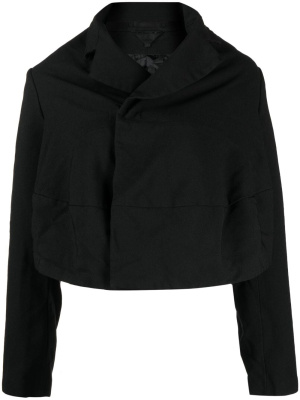 

Notched-collar cropped jacket, Comme Des Garçons Notched-collar cropped jacket