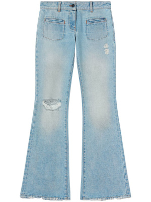 

Low-rise bootcut jeans, Palm Angels Low-rise bootcut jeans