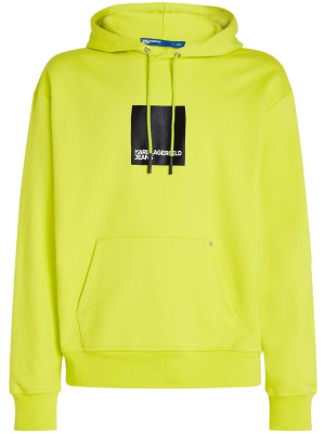 

Logo-print drawstring hoodie, Karl Lagerfeld Jeans Logo-print drawstring hoodie