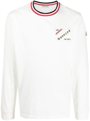 

Logo-patch cotton T-shirt, Moncler Logo-patch cotton T-shirt
