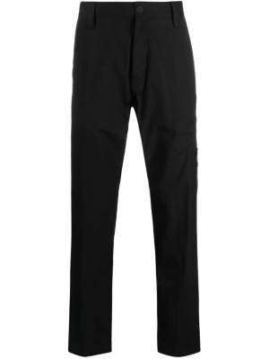 

Logo-patch cotton blend straight-leg trousers, Calvin Klein Jeans Logo-patch cotton blend straight-leg trousers
