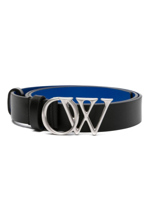 

OW-buckle leather belt, Off-White OW-buckle leather belt