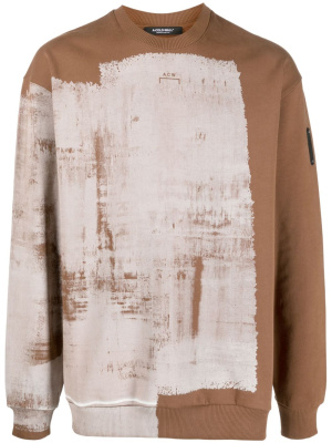 

Brushstroke cotton sweatshirt, A-COLD-WALL* Brushstroke cotton sweatshirt