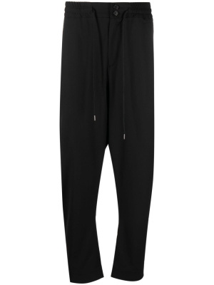 

Drawstring virgin wool drop-crotch trousers, Isabel Benenato Drawstring virgin wool drop-crotch trousers