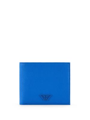

Rubberised-logo bi-fold wallet, Emporio Armani Rubberised-logo bi-fold wallet