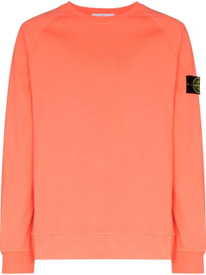 

Anni logo-patch sweatshirt, Stone Island Anni logo-patch sweatshirt