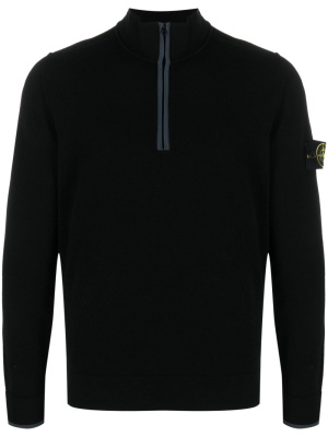 

Logo-patch virgin wool sweat shirt, Stone Island Logo-patch virgin wool sweat shirt
