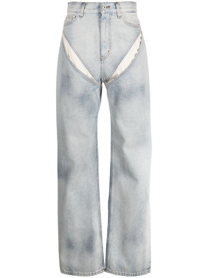 

Cut-out wide-leg jeans, Y/Project Cut-out wide-leg jeans