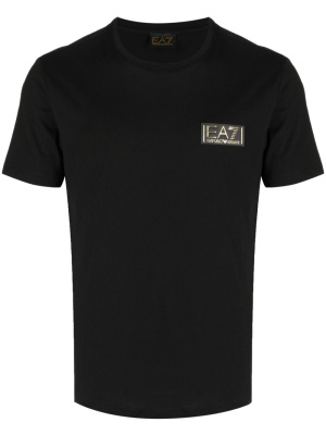 

Logo-patch cotton T-shirt, Ea7 Emporio Armani Logo-patch cotton T-shirt