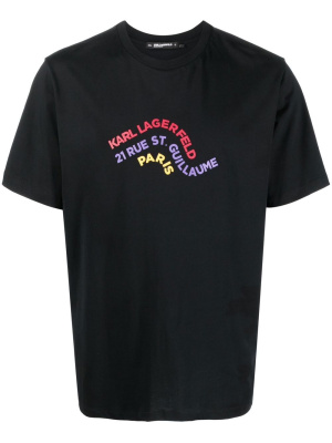 

Wave logo-print T-shirt, Karl Lagerfeld Wave logo-print T-shirt
