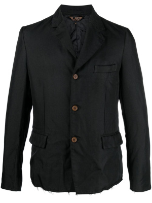 

Long-sleeved twill single-breasted blazer, Comme Des Garçons Long-sleeved twill single-breasted blazer