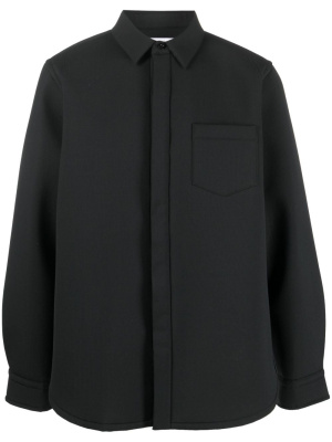 

Suiting Bonding long-sleeve shirt, Sacai Suiting Bonding long-sleeve shirt