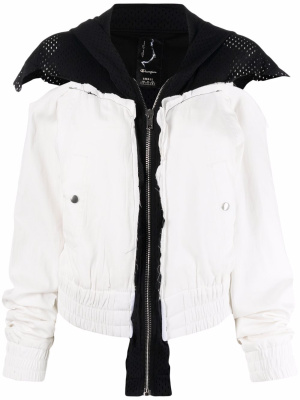 

Mesh-panel bomber jacket, Rick Owens Mesh-panel bomber jacket