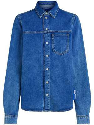 

Patch-pocket denim shirt, Karl Lagerfeld Jeans Patch-pocket denim shirt