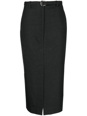 

Belted high-waist skirt, SANDRO Belted high-waist skirt
